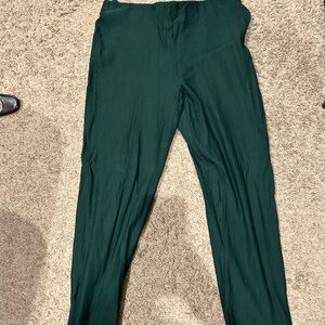 ANDREE BY UNIT Dark Green Dress Pants